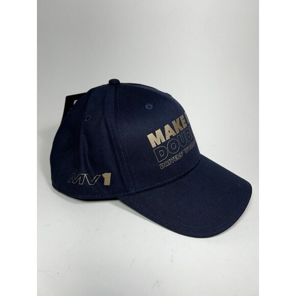 Red Bull Racing Verstappen Championship Winner Hat 2022 MAKE IT A DOUBLE NewWT - Picture 3 of 8